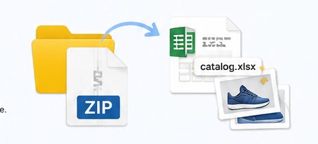 Як підготувати ZIP-архів із каталогом і фото
